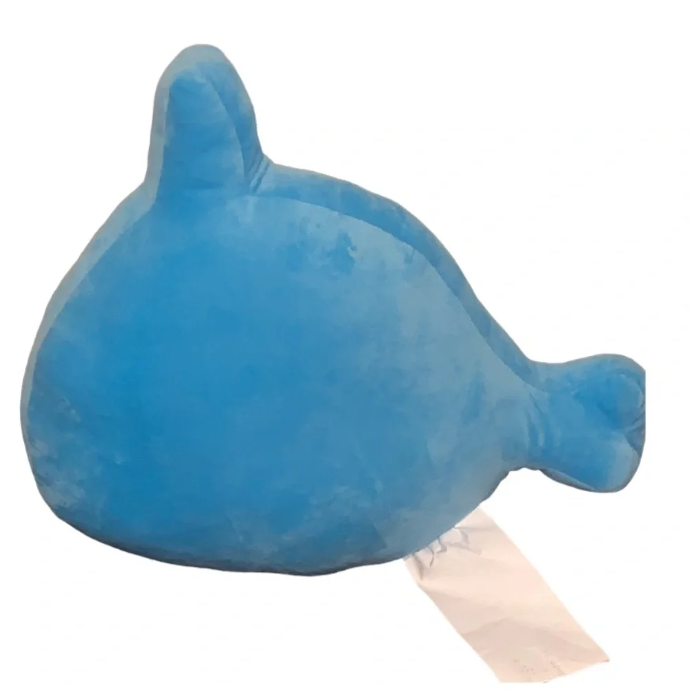 Justice Narwhal Reversible Sequin Flip Blue Silver Unicorn Fish Pillow Kawaii